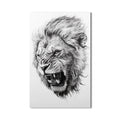 Kızgın Aslan Cam Tablo – Cam Tablo
