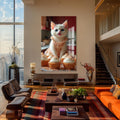 Aşçı Kedi Cam Tablo – Cam Tablo