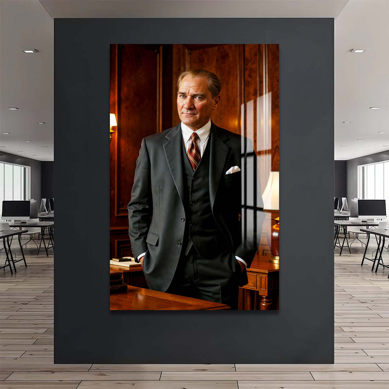Atatürk Cam Tablo – Cam Tablo