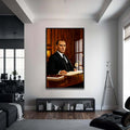 Atatürk Cam Tablo – Siyah Çerçeveli Cam Tablo