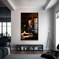 Atatürk Cam Tablo – Siyah Çerçeveli Cam Tablo