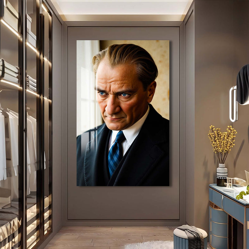 Atatürk Portresi Cam Tablo – Cam Tablo