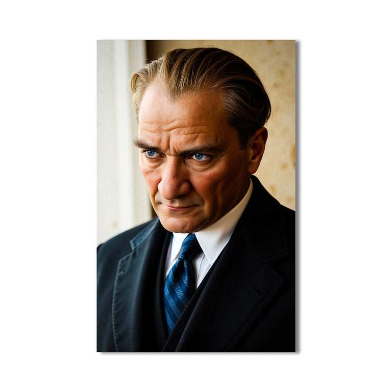 Atatürk Portresi Cam Tablo – Cam Tablo