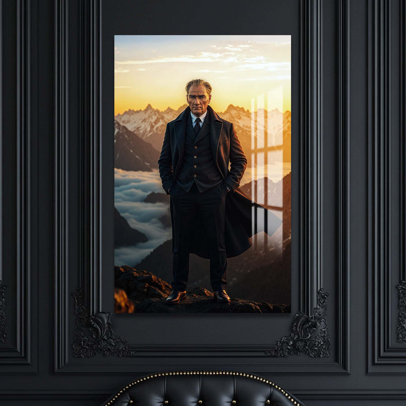 Atatürk Manzara Cam Tablo – Cam Tablo