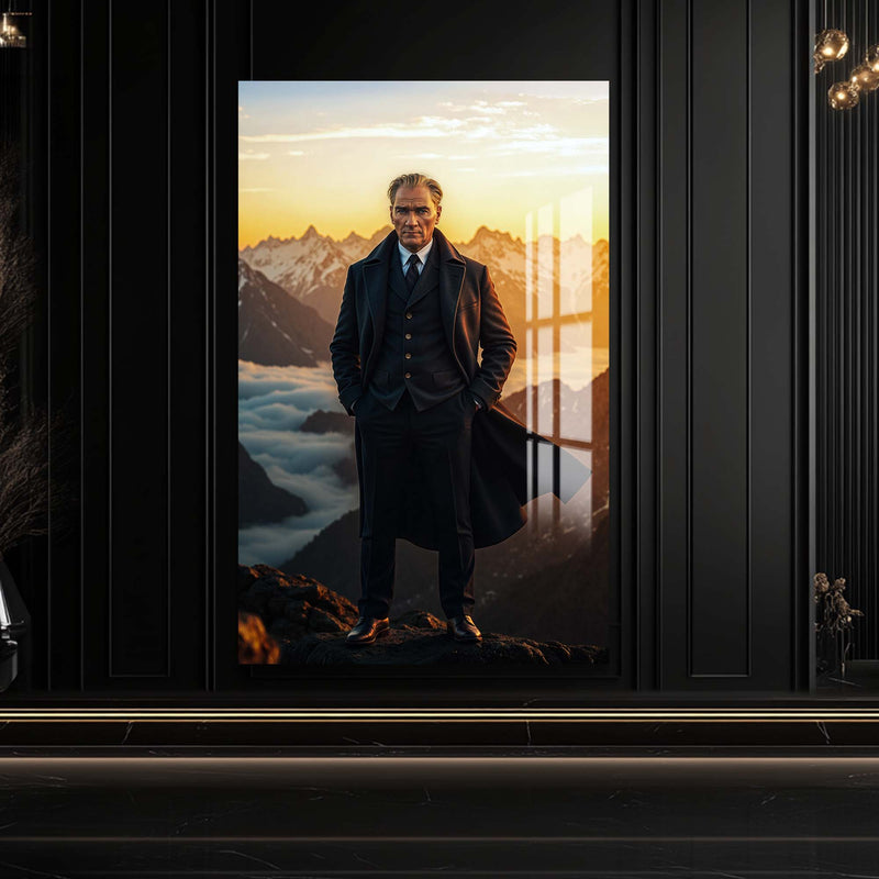 Atatürk Manzara Cam Tablo – Cam Tablo