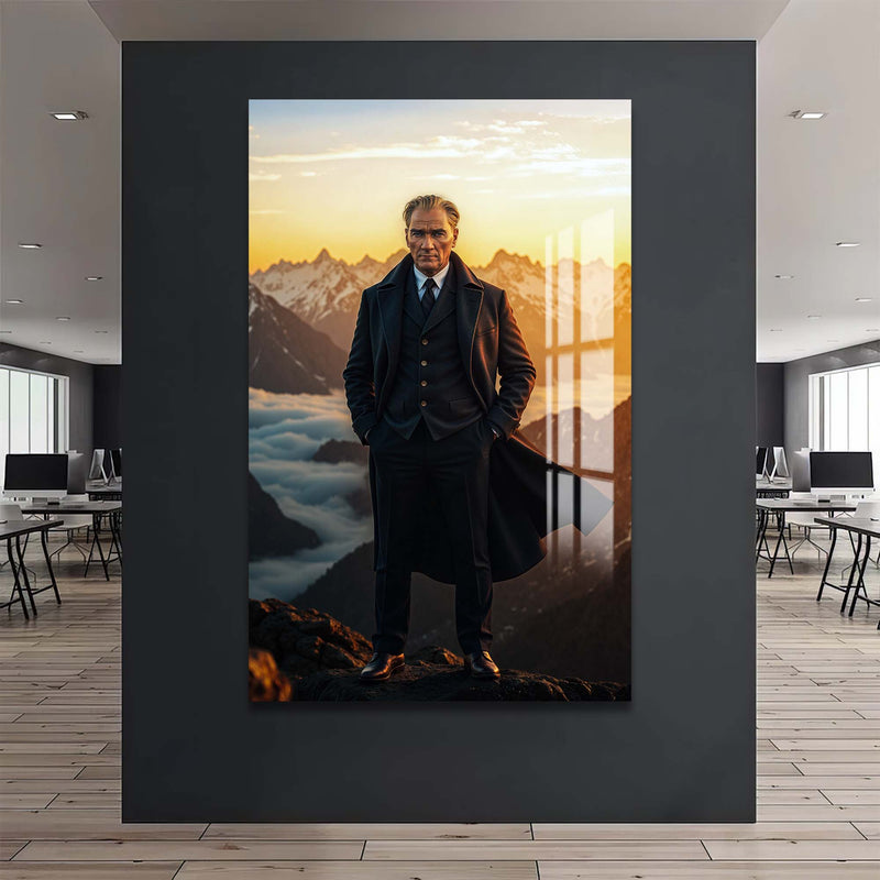 Atatürk Manzara Cam Tablo – Cam Tablo