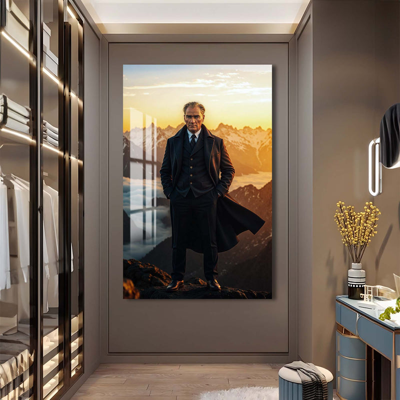 Atatürk Manzara Cam Tablo – Cam Tablo