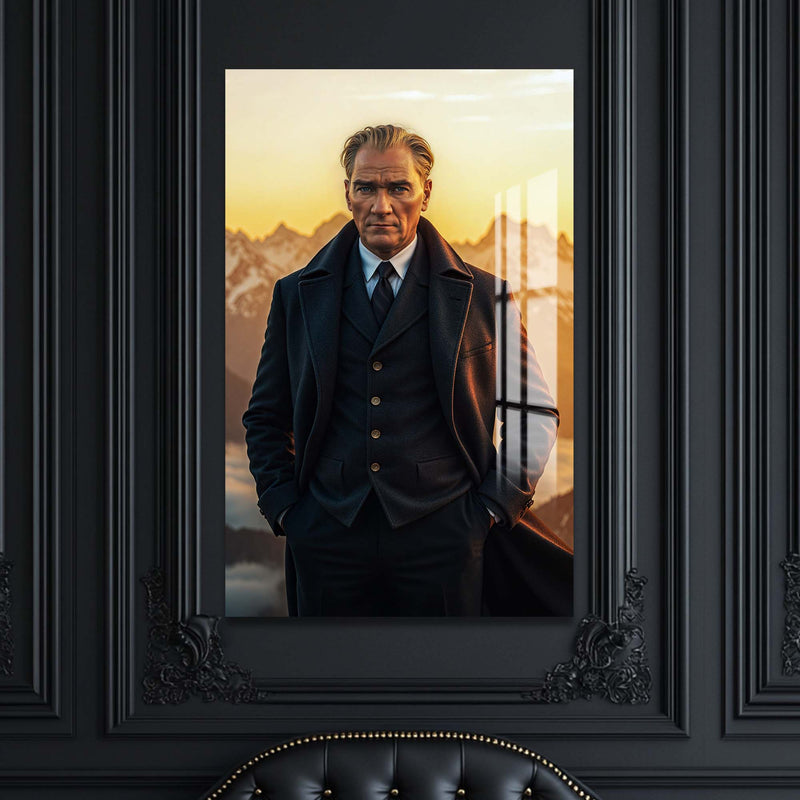 Atatürk Manzara Cam Tablo – Cam Tablo