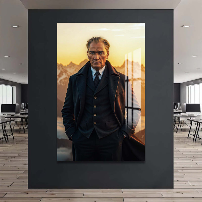 Atatürk Manzara Cam Tablo – Cam Tablo