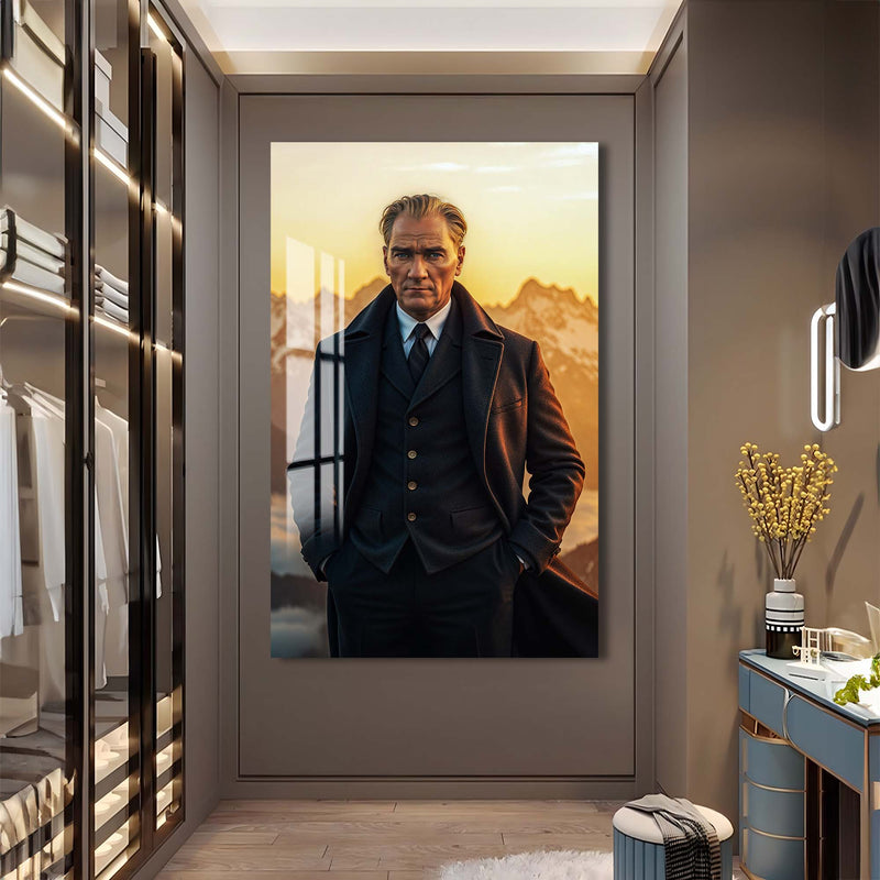 Atatürk Manzara Cam Tablo – Cam Tablo