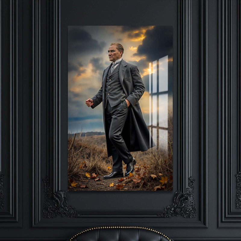 Atatürk Manzara Cam Tablo – Cam Tablo