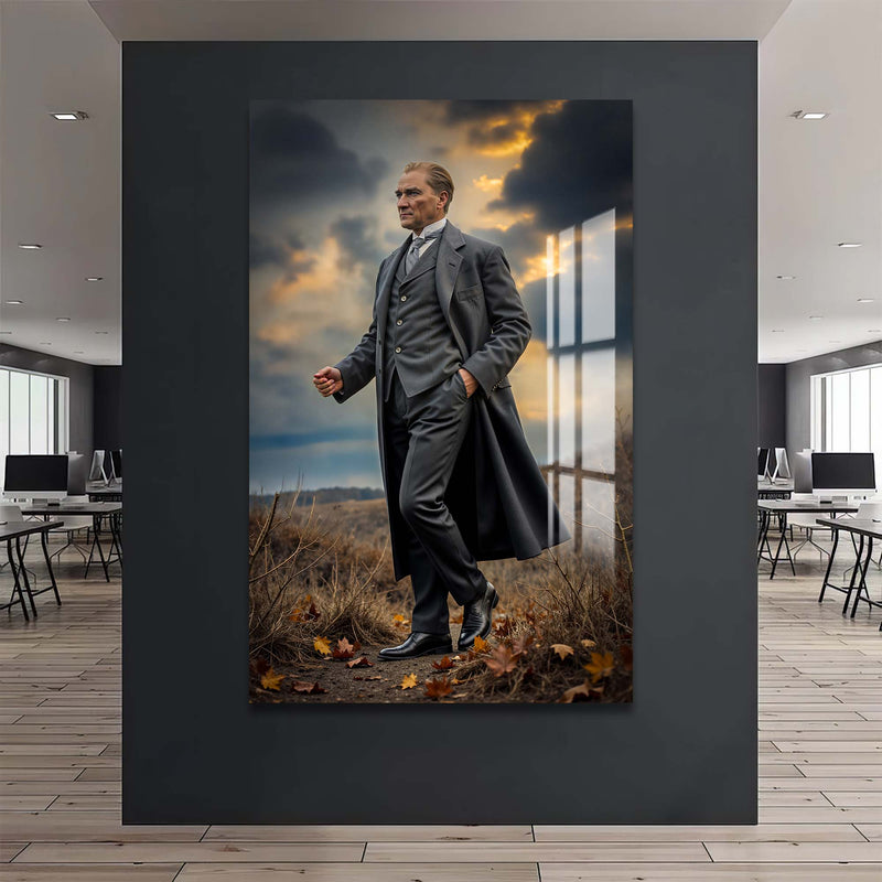 Atatürk Manzara Cam Tablo – Cam Tablo