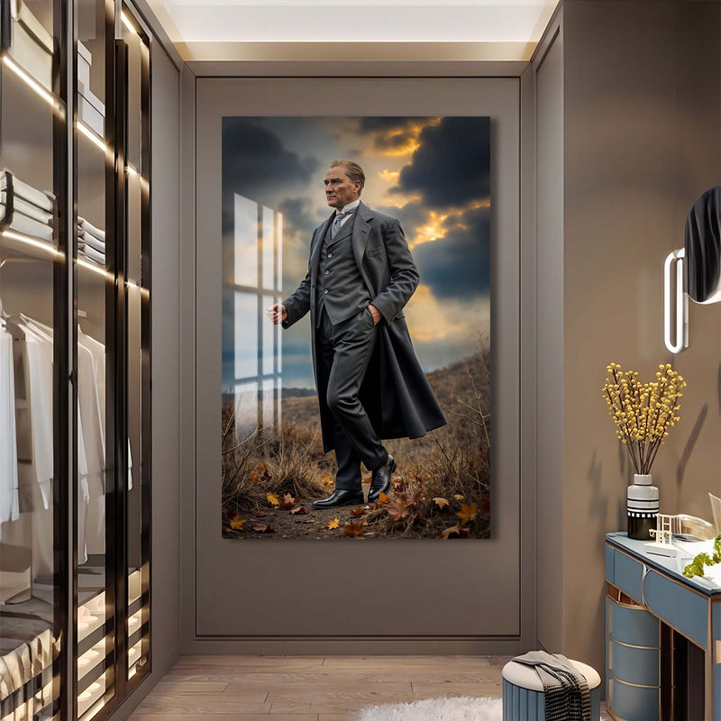 Atatürk Manzara Cam Tablo – Cam Tablo