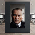 Atatürk Portre Cam Tablo – Cam Tablo