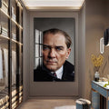 Atatürk Portre Cam Tablo – Cam Tablo