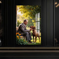 Atatürk Köpek Sevgisi Cam Tablo – Cam Tablo