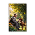 Atatürk Köpek Sevgisi Cam Tablo – Cam Tablo