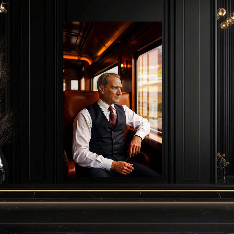Atatürk Tren Cam Tablo – Cam Tablo