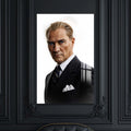 Atatürk Portre Cam Tablo – Cam Tablo