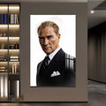 Atatürk Portre Cam Tablo – Cam Tablo