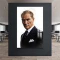 Atatürk Portre Cam Tablo – Cam Tablo