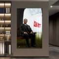 Atatürk Türk Bayrağı Cam Tablo – Cam Tablo