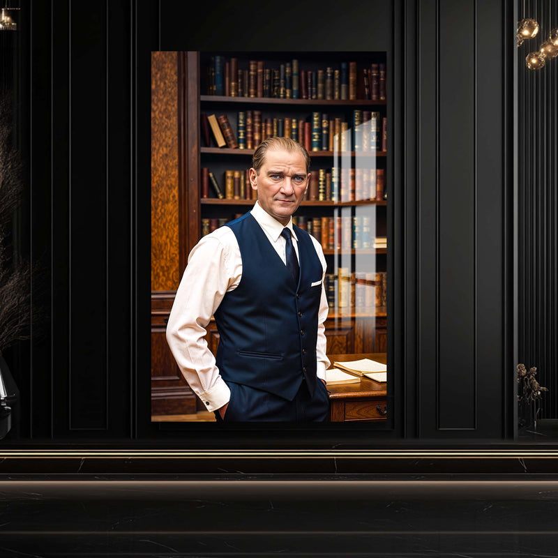 Atatürk Kütüphane Cam Tablo – Cam Tablo