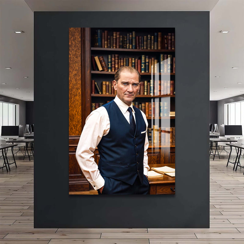 Atatürk Kütüphane Cam Tablo – Cam Tablo