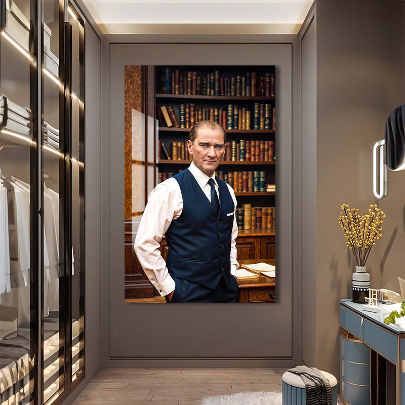 Atatürk Kütüphane Cam Tablo – Cam Tablo