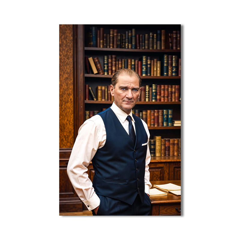 Atatürk Kütüphane Cam Tablo – Cam Tablo