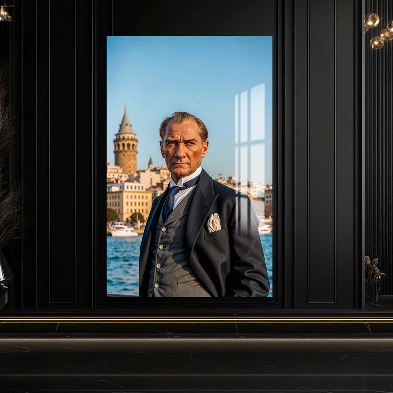 Atatürk Galata Kulesi Cam Tablo – Cam Tablo