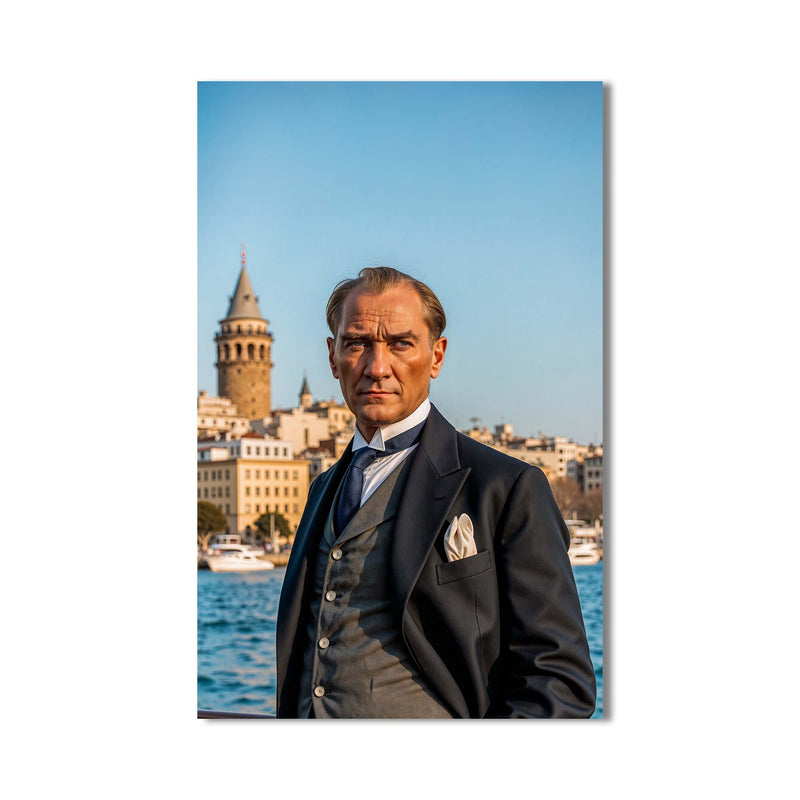 Atatürk Galata Kulesi Cam Tablo – Cam Tablo