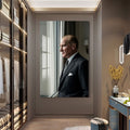 Atatürk Pencerede Cam Tablo – Cam Tablo