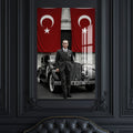 Atatürk ve Arabası Cam Tablo – Cam Tablo