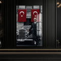 Atatürk ve Arabası Cam Tablo – Cam Tablo