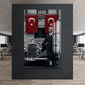 Atatürk ve Arabası Cam Tablo – Cam Tablo