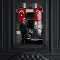 Atatürk ve Arabası Cam Tablo – Cam Tablo