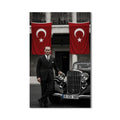 Atatürk ve Arabası Cam Tablo – Cam Tablo
