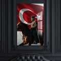 Atatürk ve Sancak Cam Tablo – Cam Tablo