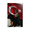 Atatürk ve Sancak Cam Tablo – Cam Tablo