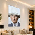 Şapkalı Atatürk Cam Tablo
