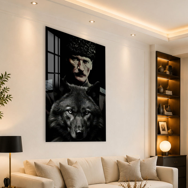 Kurtla Atatürk Cam Tablo