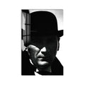 Gölgede Şapkalı Atatürk Cam Tablo