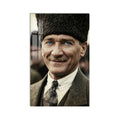 Gülümseyen Atatürk Cam Tablo