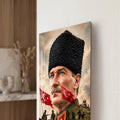Cephede Atatürk Cam Tablo