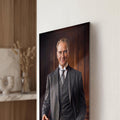 Atatürk İmza Portre Cam Tablo Ortam Görseli