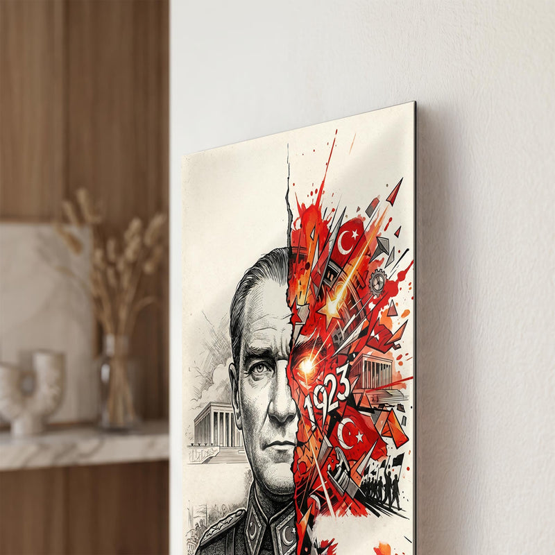 Atatürk 1923 Sanat Patlaması Cam Tablo – Cam Tablo