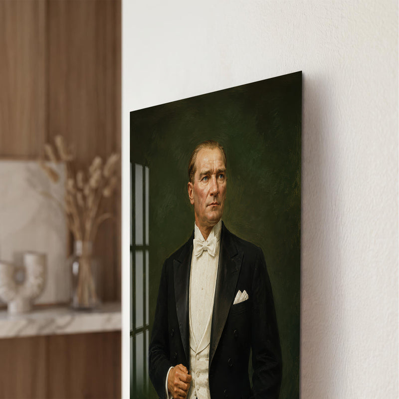 Papyonlu Atatürk Cam Tablo