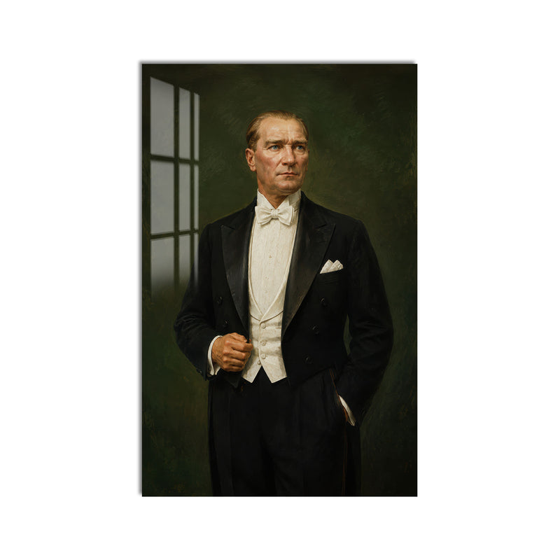 Papyonlu Atatürk Cam Tablo