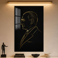 Profilden Atatürk Cam Tablo